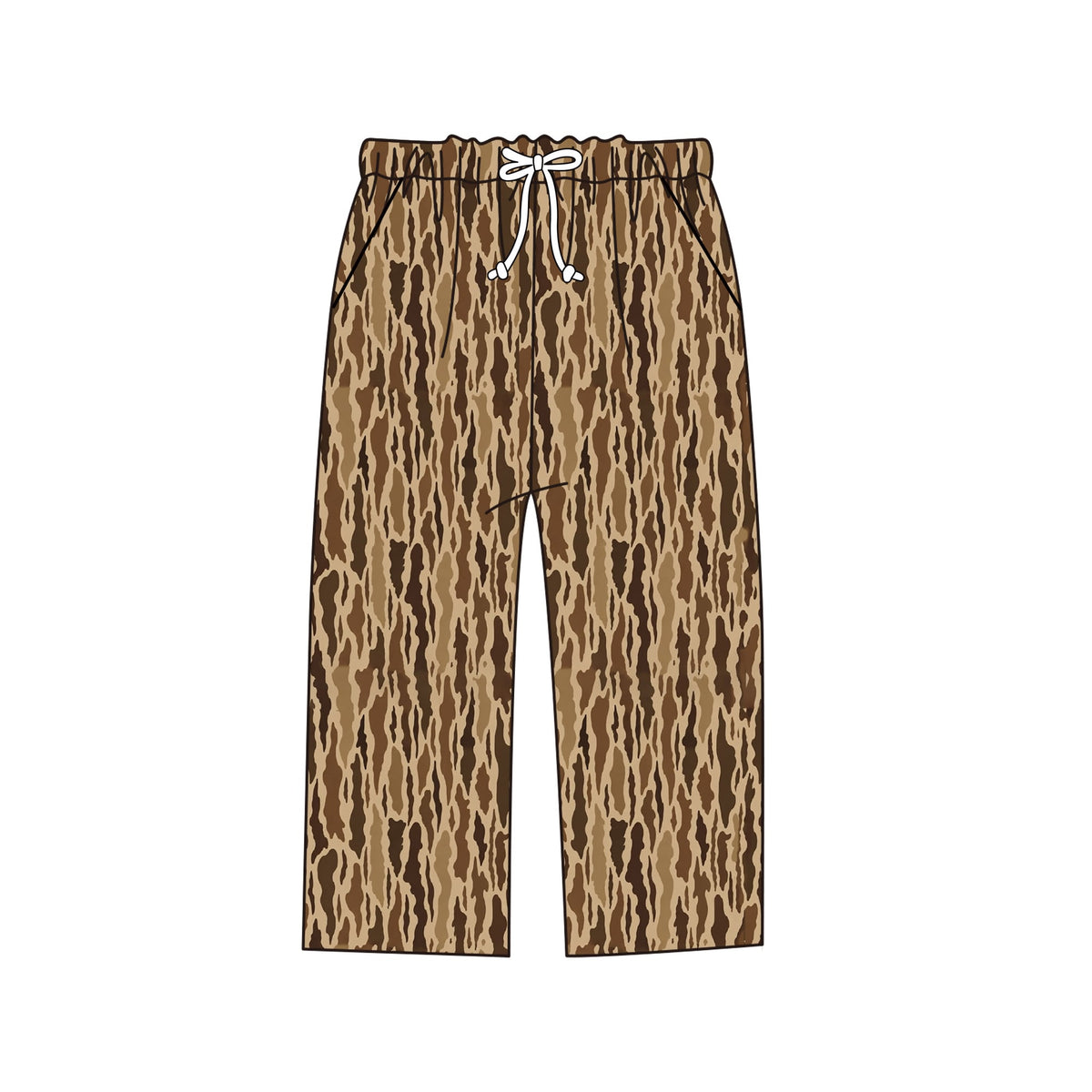 KIDS CAMO SWEATPANTS-ETA EARLY JAN.