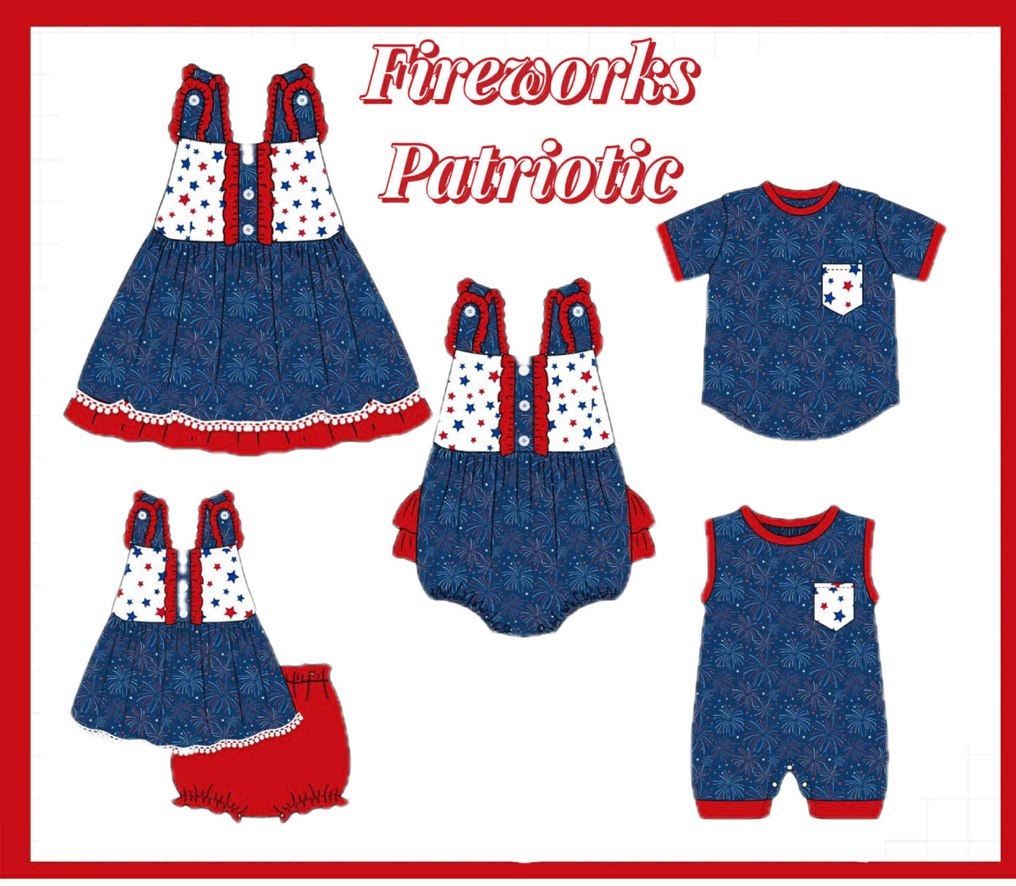 FIREWORK PATRIOTIC COLLECTION (ETA APRIL)