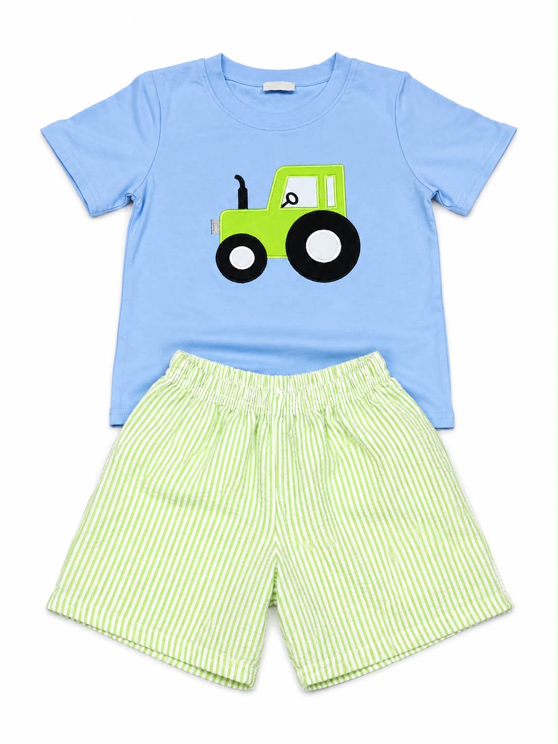 4T TRACTOR APPLIQUE SHORT SET