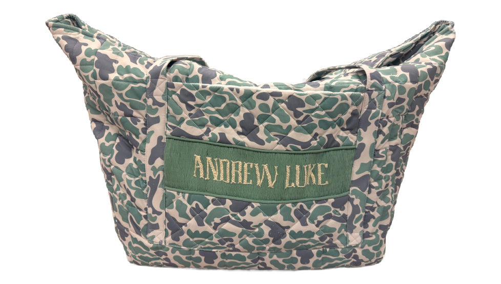 LUGGAGE PO: DUCK CAMO GINGHAM COLLECTION (ETA TO SSS AUGUST)