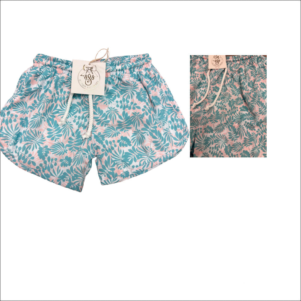 BOYS SUMMER LEAF TRUNKS