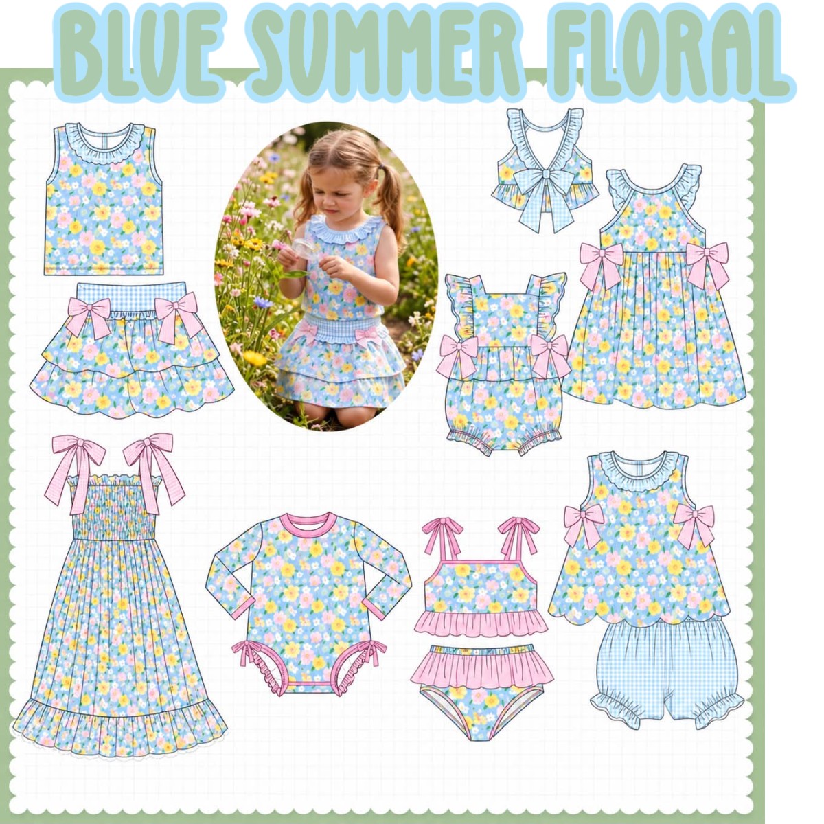 BLUE SUMMER FLORAL-ETA APRIL