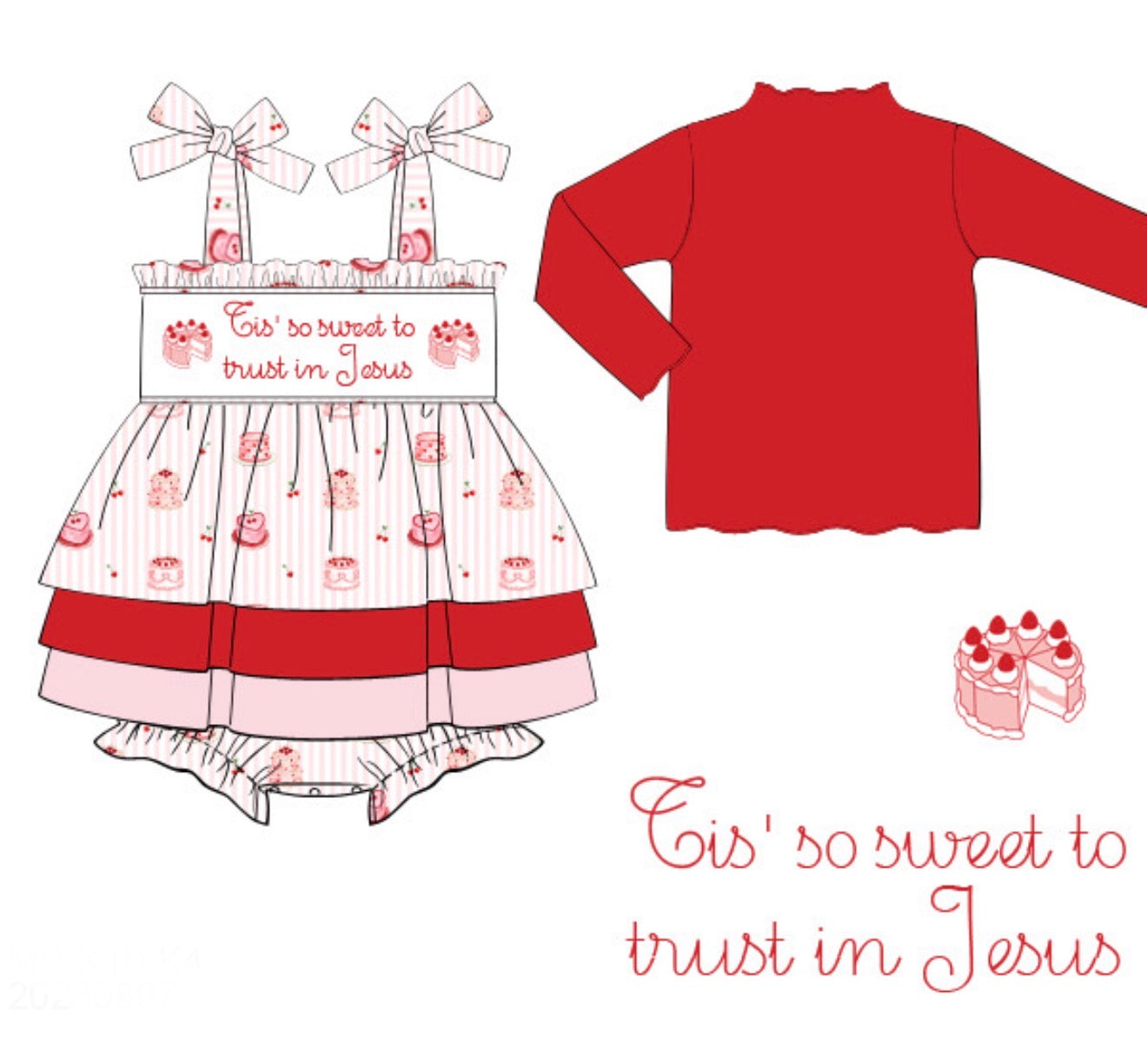 PO 108.5 Trust in Jesus Skirted Bubble Set
