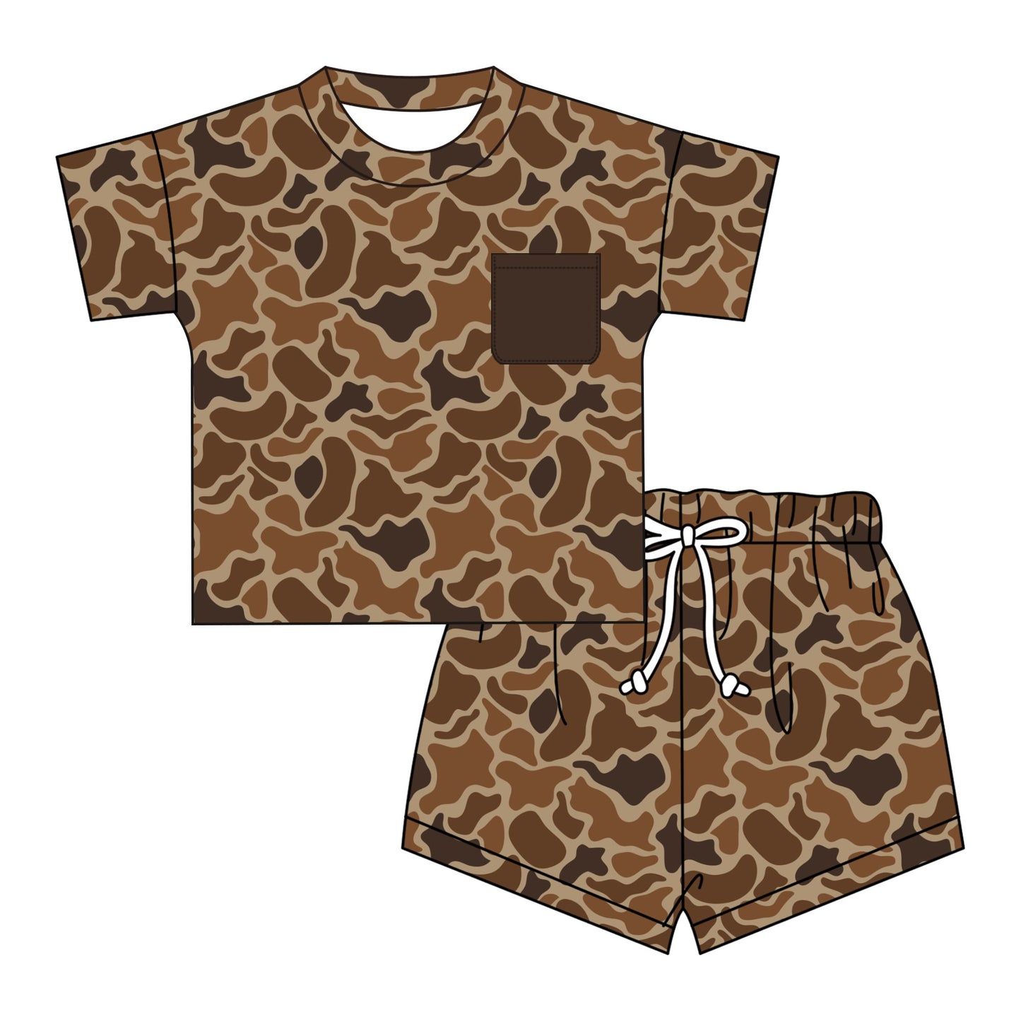 MUDDY MARSH CAMO SHORT SET (ETA SEPT)