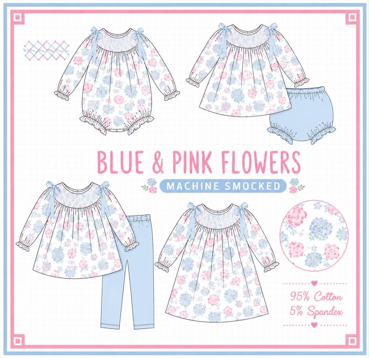 BLUE & PINK FLOWERS COLLECTION - ETA DECEMBER
