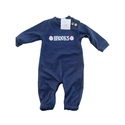 9M BROOKS SWEATER SANTA ROMPER