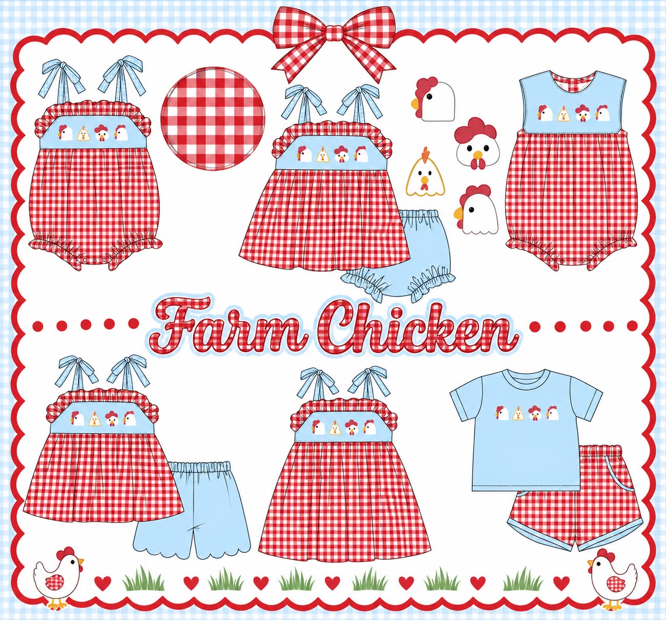 FARM CHICKEN COLLECTION-ETA LATE FEB