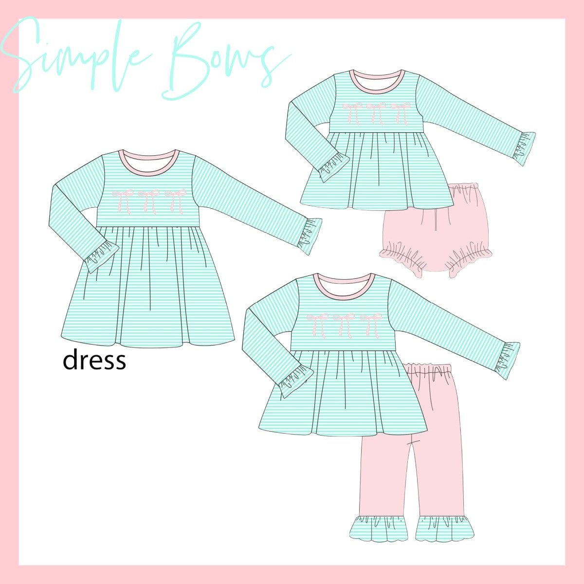 SIMPLE BOWS (ETA SEPT.)