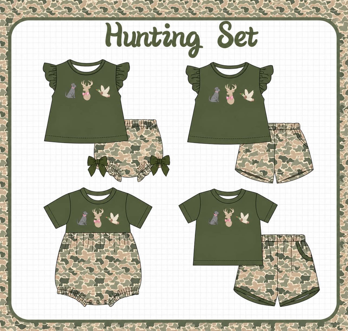 HUNTING TRIO SET-ETA APRIL