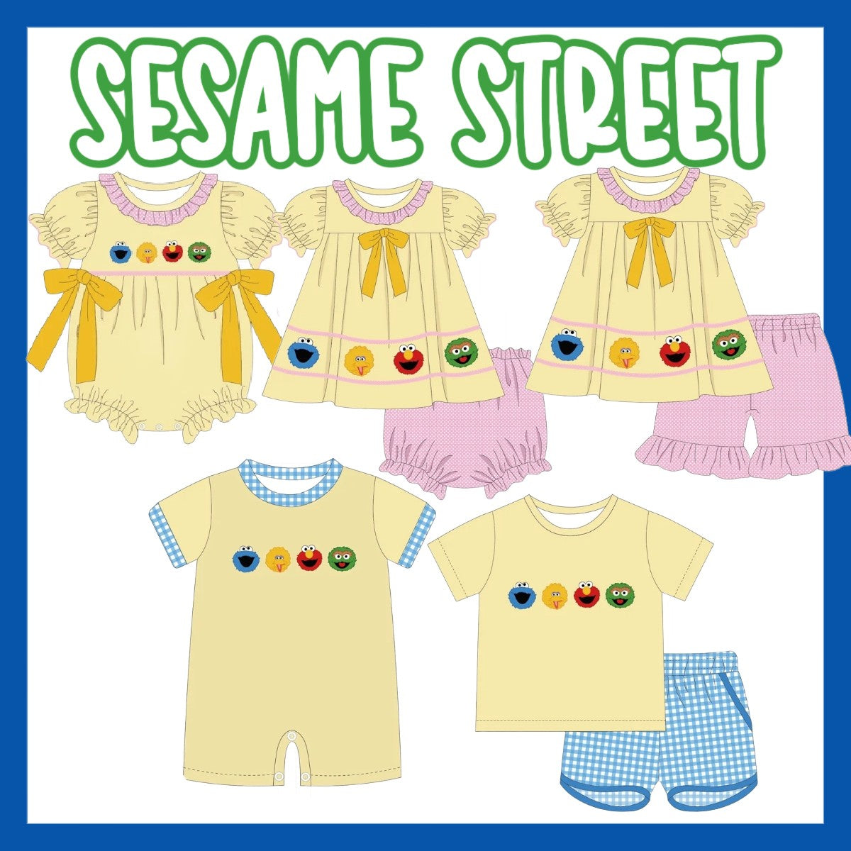 SESAME STREET COLLECTION-ETA LATE FEB