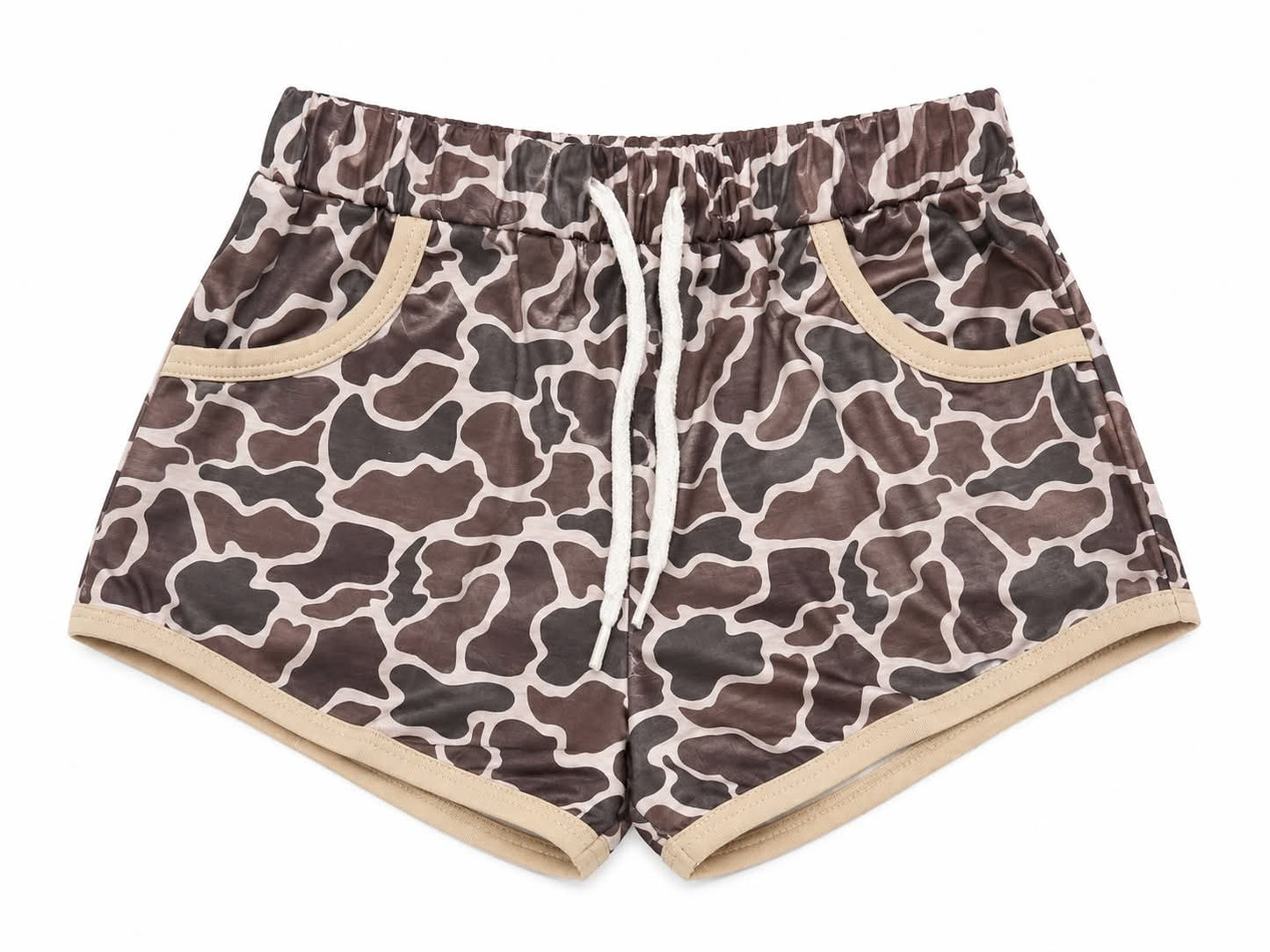 BOYS  TAN CAMO SHORTS