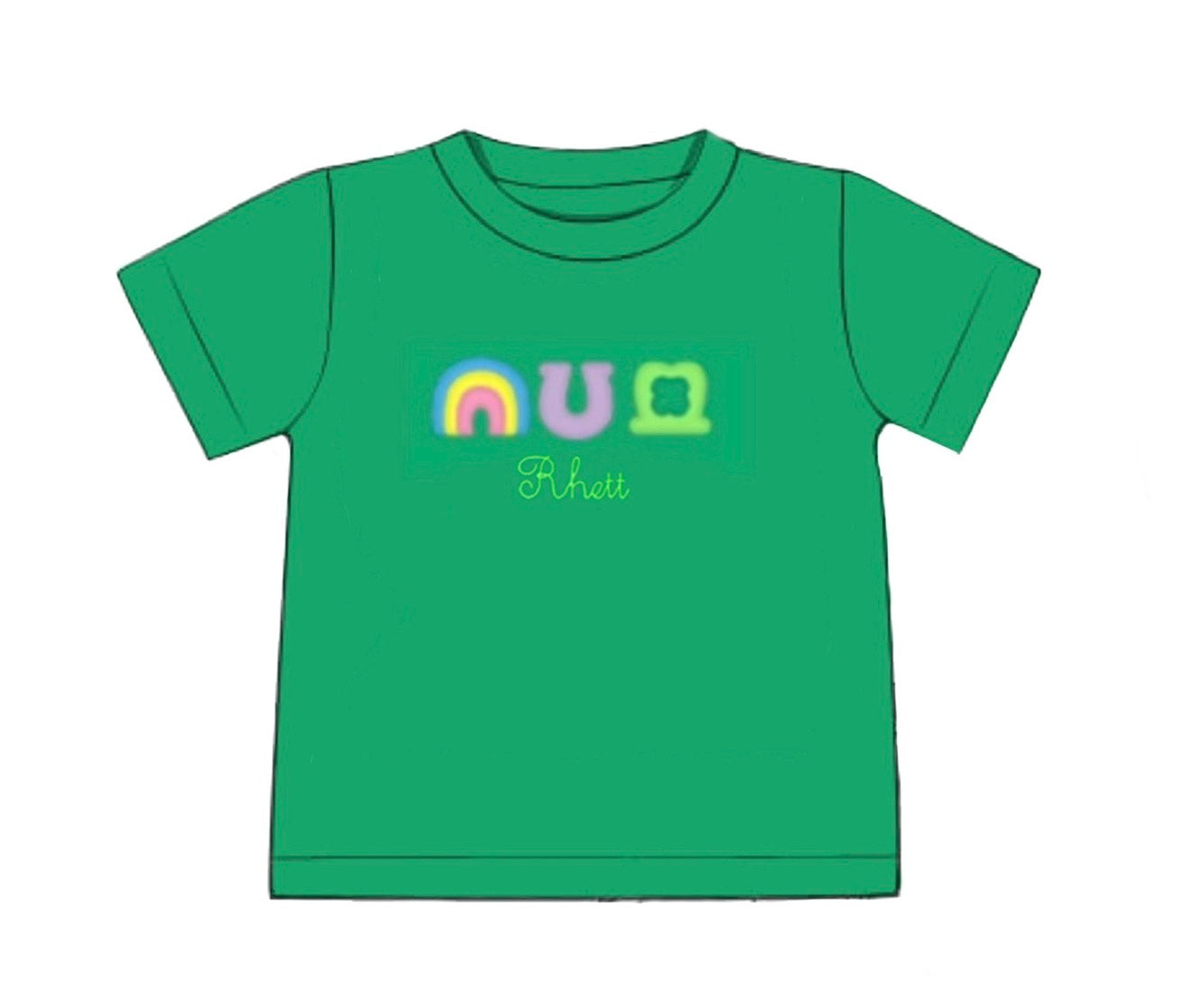 PO 108.5 French Knot Shirts Only - Boys Lucky Charm