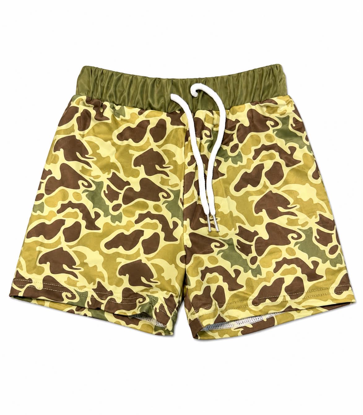 TAN CAMO TRUNKS