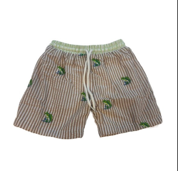 BASS SEERSUCKER EMBROIDERY SWIM