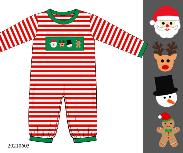 PO 108: CHRISTMAS TRIO ROMPER
