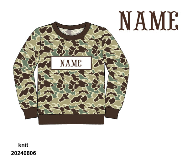 WS BOYS NAME SMOCKED PULLOVERS