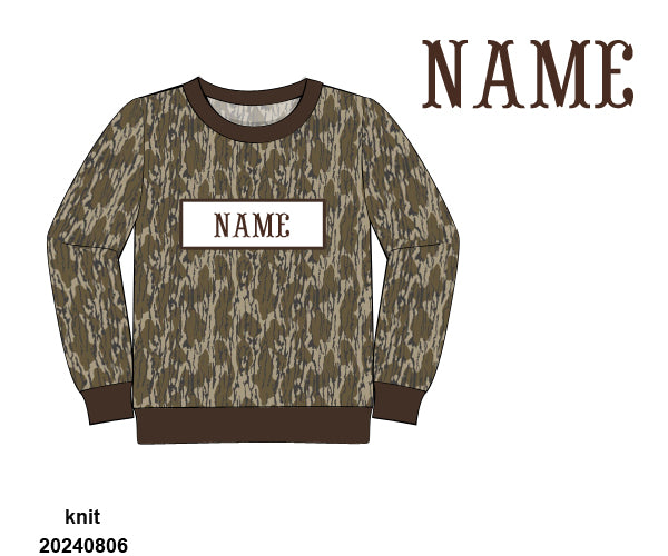 WS BOYS NAME SMOCKED PULLOVERS