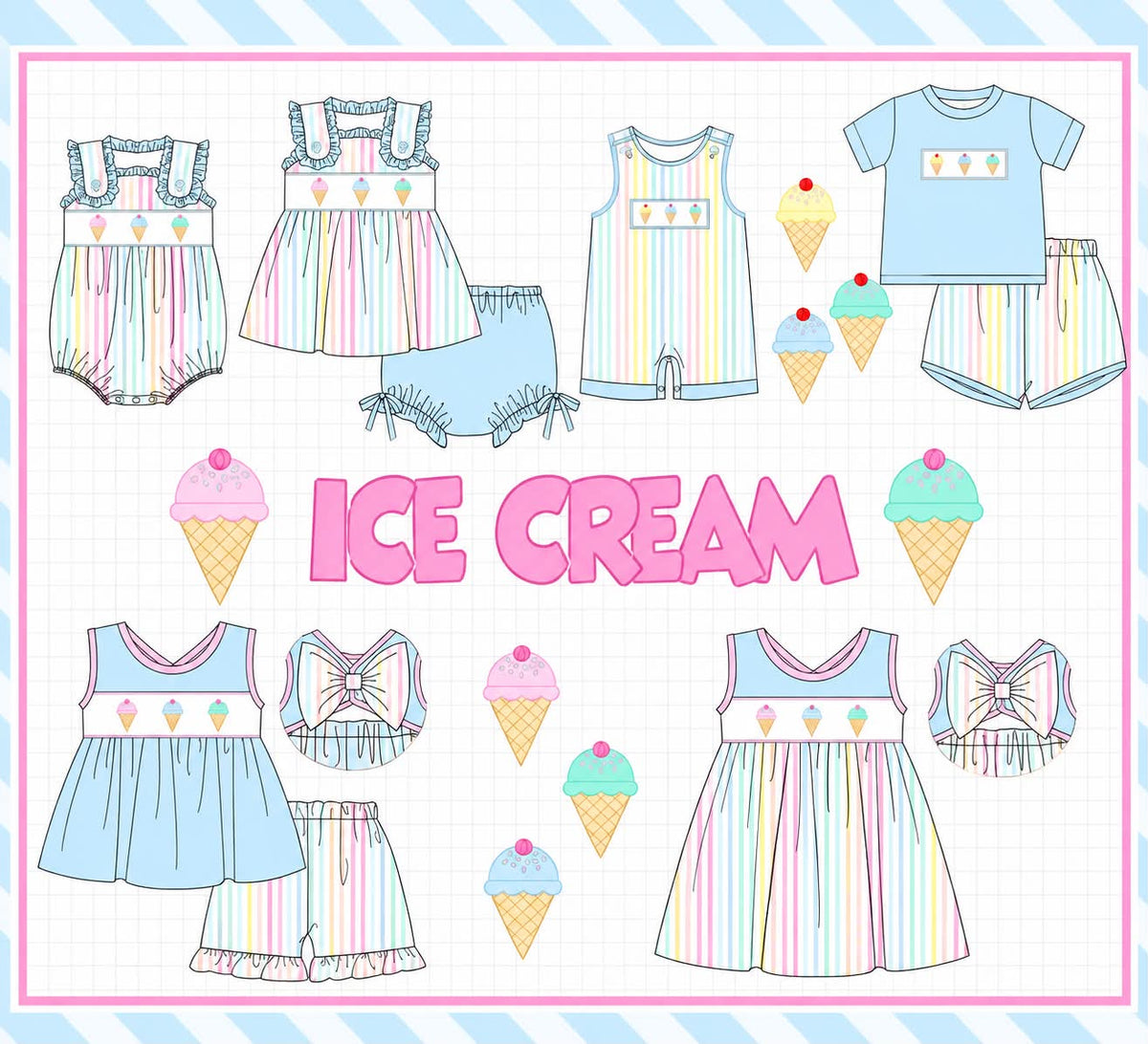 STIPRE ICE CREAM COLLECTION-ETA MARCH