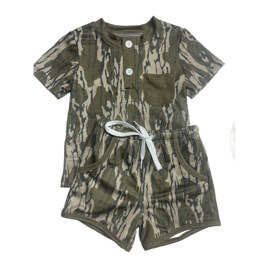 18/24M BROWNLAND CAMO PJ SET