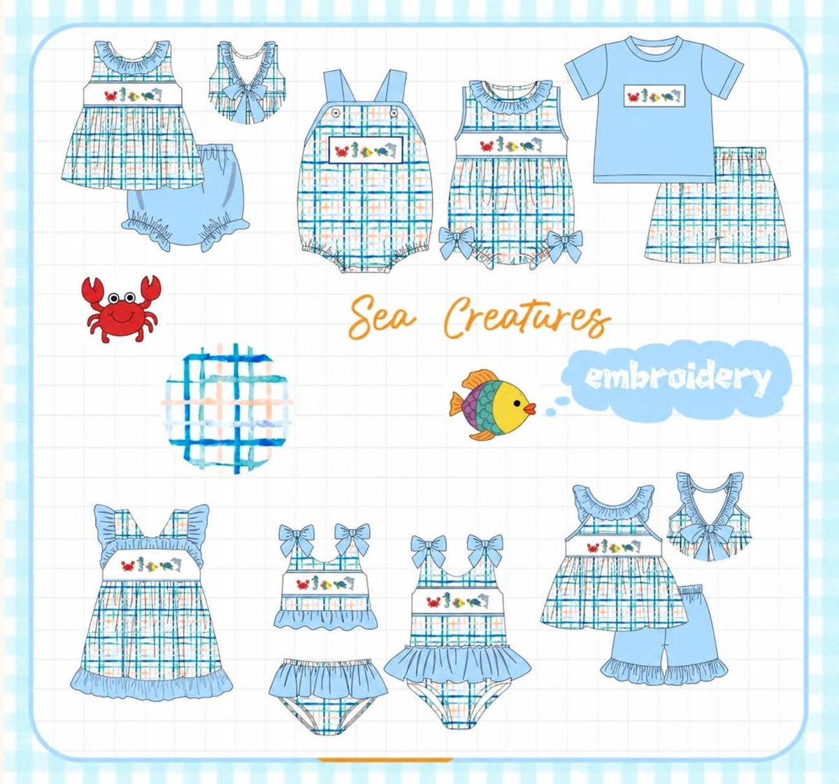BLUE SEA CREATURES-ETA APRIL