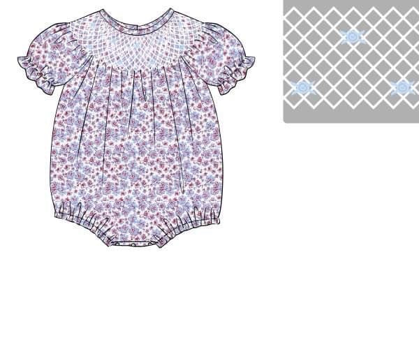 PO 98.5 Floral & Gingham Sibling Sets