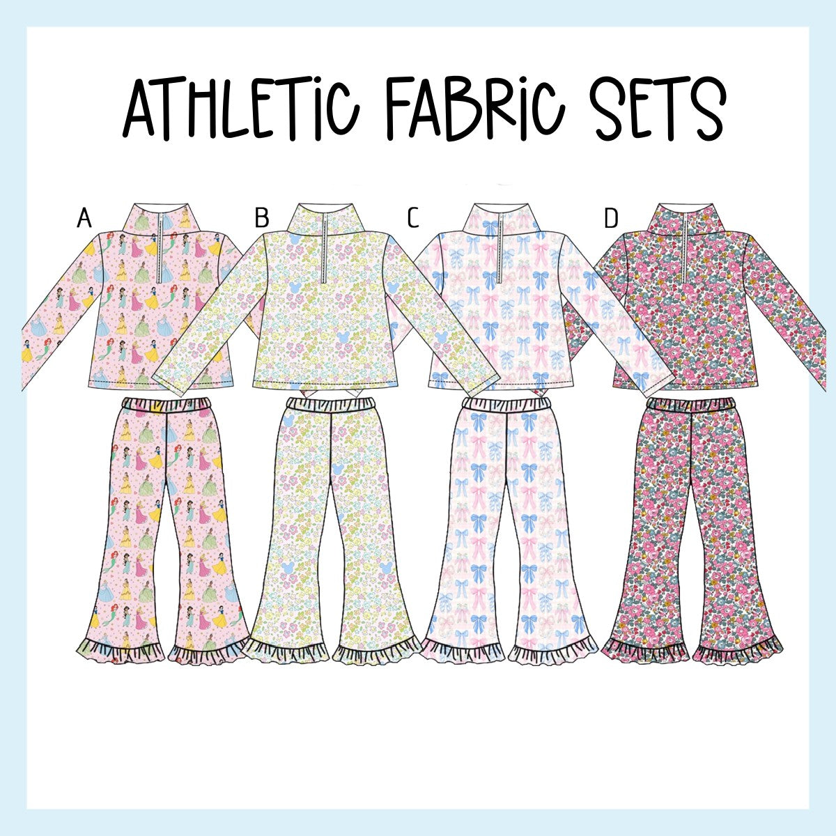 ATHLETIC FABRIC SETS-ETA LATE DEC