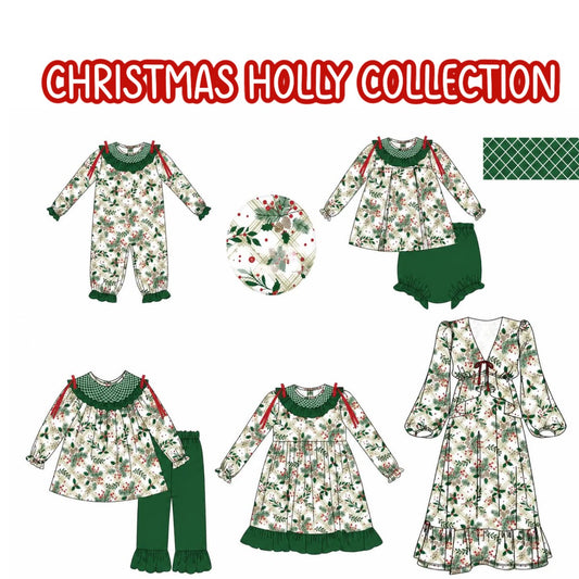 CHRISTMAS HOLLY COLLECTION-ETA NOV