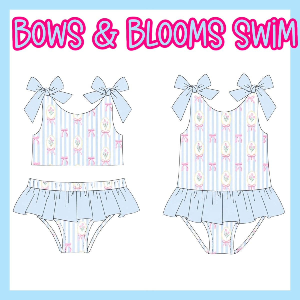 BOW & BLOOMS SWIM-ETA MARCH