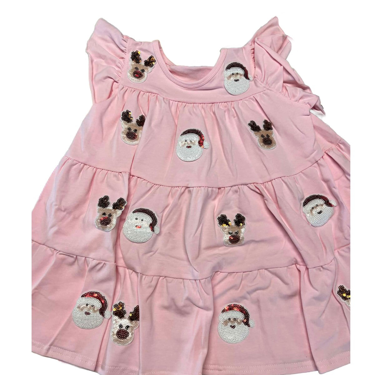 2T SANTA SEQUIN DRESS
