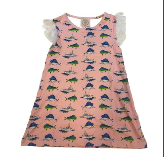 GIRLS OFFSHORE FABRIC DRESS