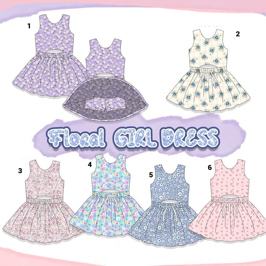FLORAL GIRLS DRESS-ETA APRIL