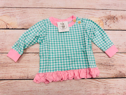 10T MINT/PINK KNIT PULLOVER (BLANK)