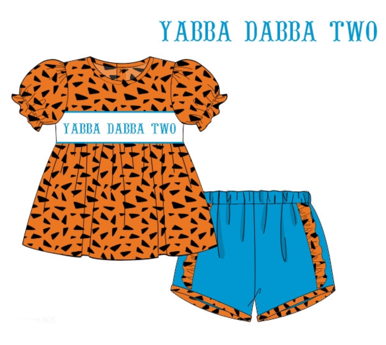 PO 98.5 Yabba Dabba Name Smocks