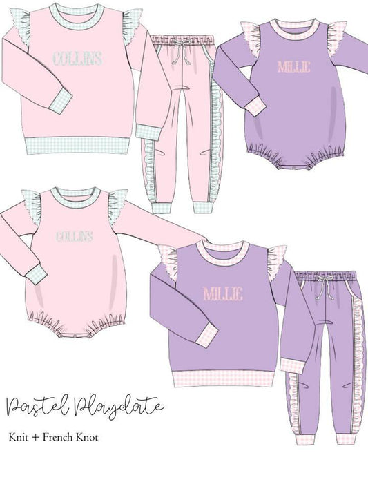 PO : Pastel Playdate, includes name!