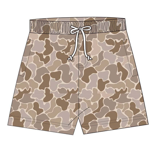 MUTED CAMO PERFORMANCE SHORTS (ETA AUGUST TO SSS)
