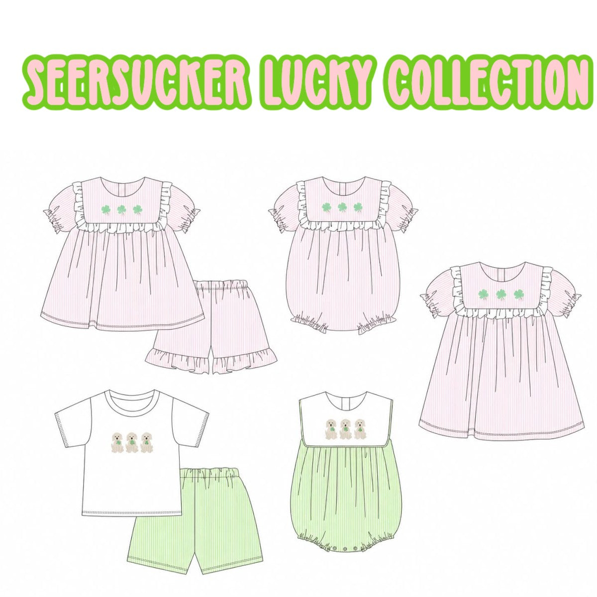 SEERSUCKER LUCKY COLLECTION-ETA FEB