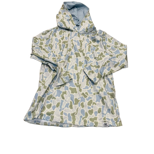 10/12 GREEN HOOK AND HORN CAMO PULLOVER