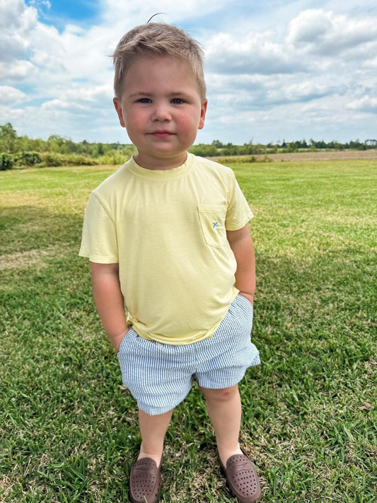 YELLOW POCKET SHIRT