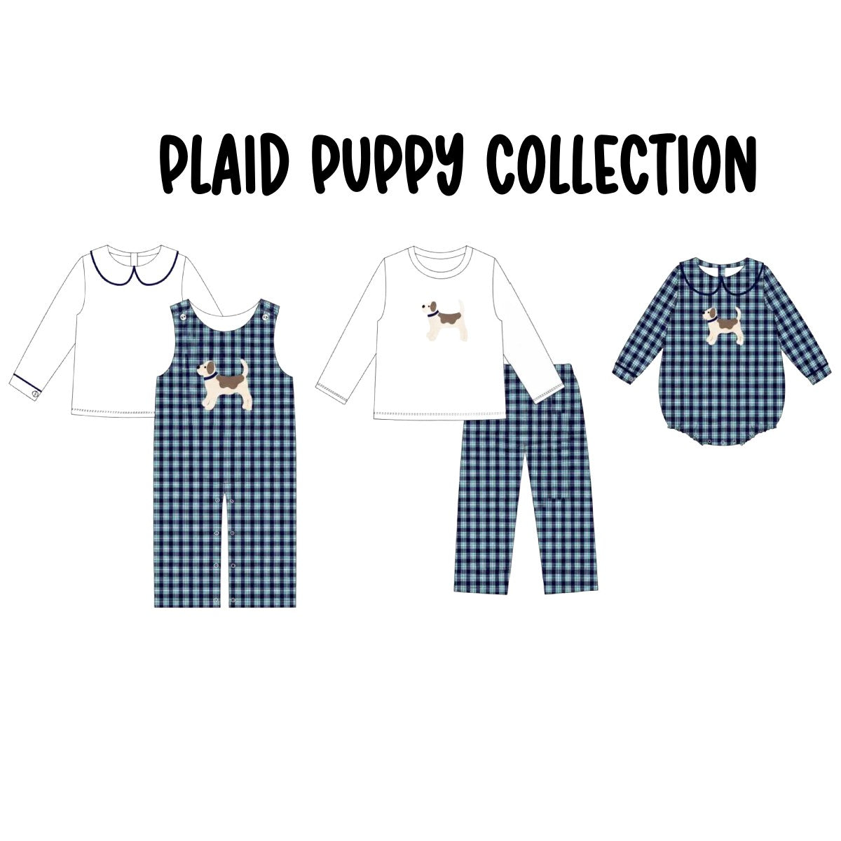 PLAID PUPPY COLLECTION (ETA LATE DEC)