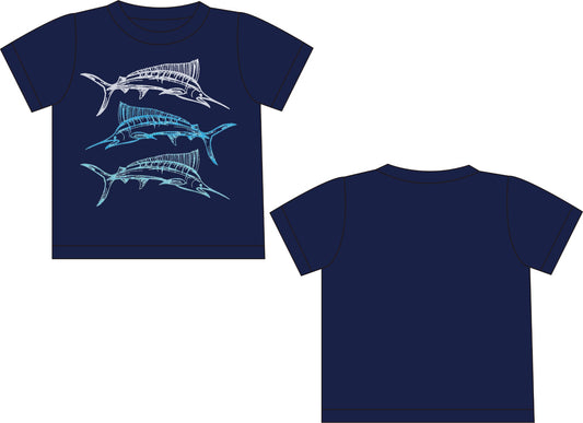 NAVY SAILFISH SHIRT (JUNE ETA)