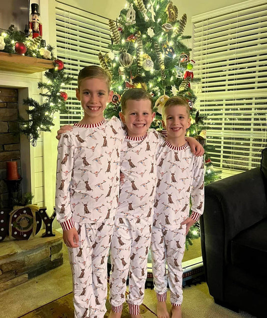 HUNTING CHRISTMAS TWOPIECE PJS