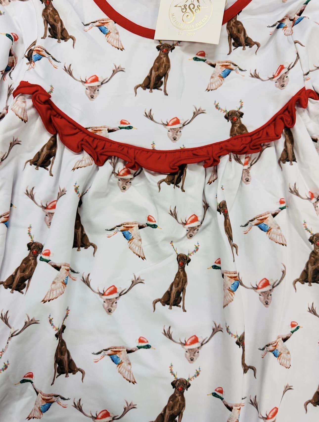 HUNTING CHRISTMAS NIGHTGOWN