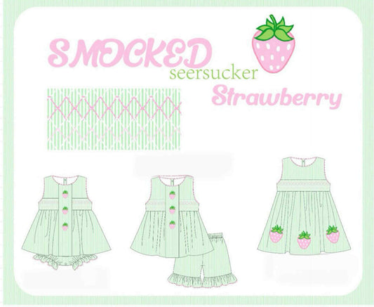 SEERSUCKER STRAWBERRY COLLECTION (ETA APRIL)
