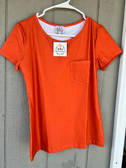 Blank Ladies Burnt Orange Shirt