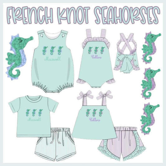 SGS FRENCH KNOT SEAHORSES COLLECTION - ETA LATE JUNE