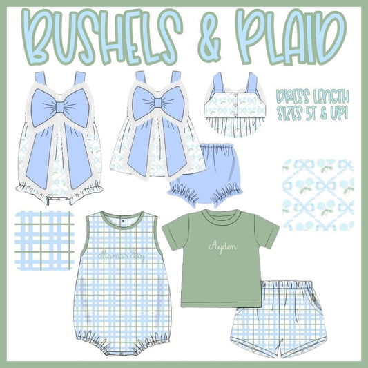 SGS BUSHELS & PLAID COLLECTION - ETA LATE JUNE