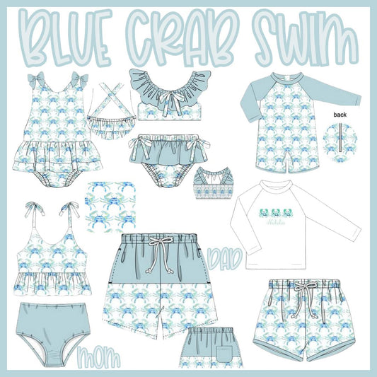 SGS BLUE CRAB SWIM COLLECTION - ETA LATE JUNE