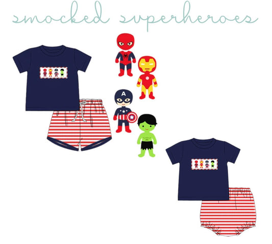 PO 98.5 Smocked Superheroes