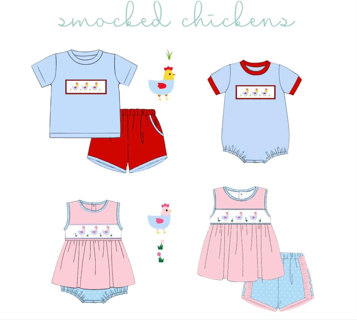 PO 98.5 Smocked Chickens