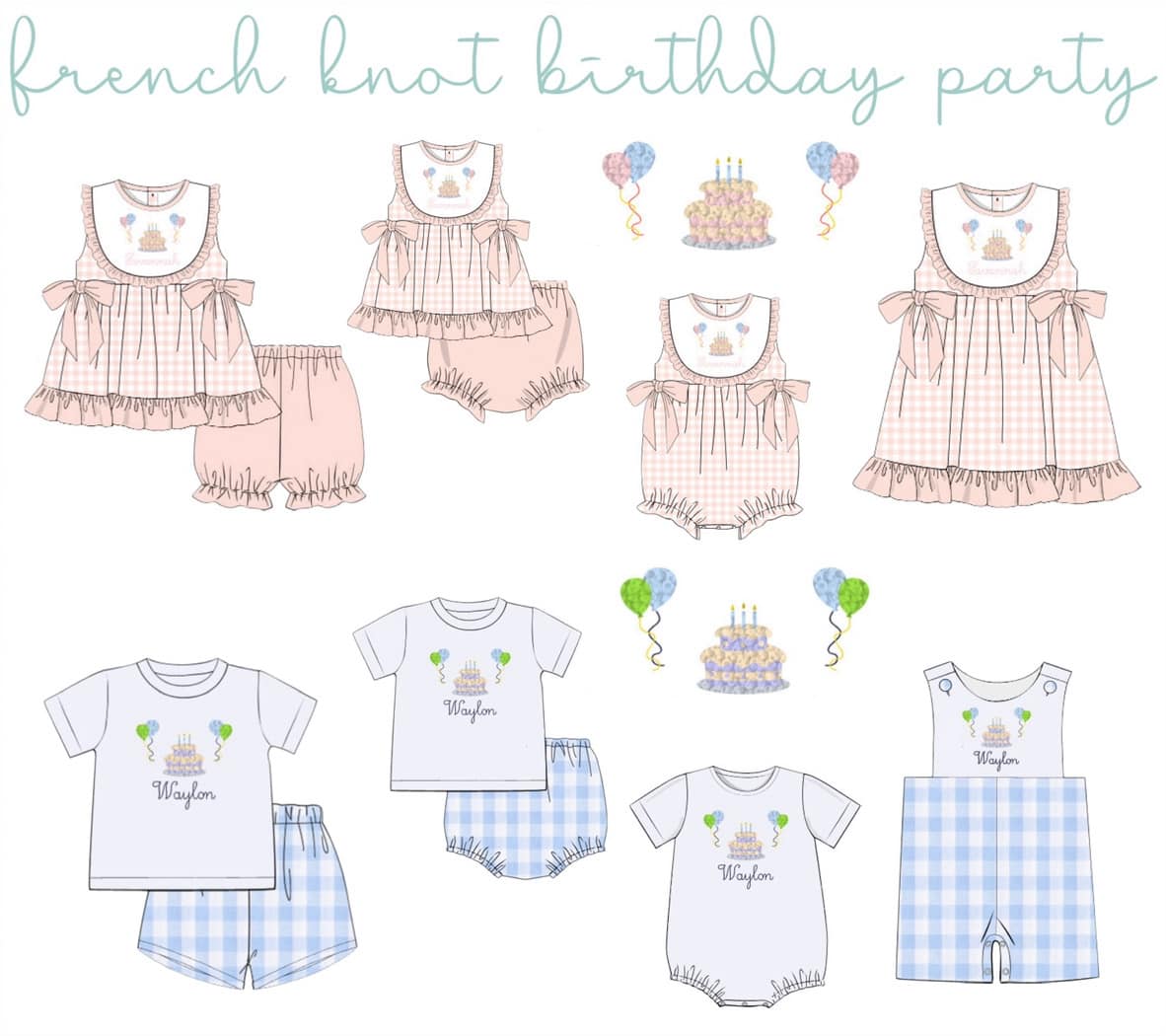 PO 98.5 French Knot Birthday Party